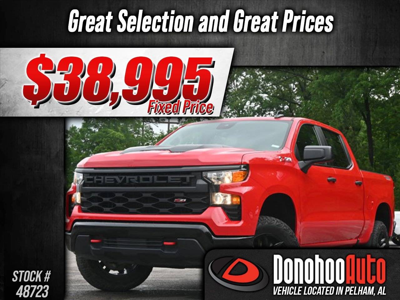 2023 Chevrolet Silverado 1500 Custom Trail Boss — Pickup Truck — 40,768 mi — Pelham, AL