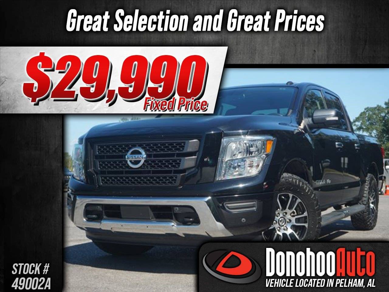 2020 Nissan Titan SV — Pickup Truck — 59,012 mi — Pelham, AL