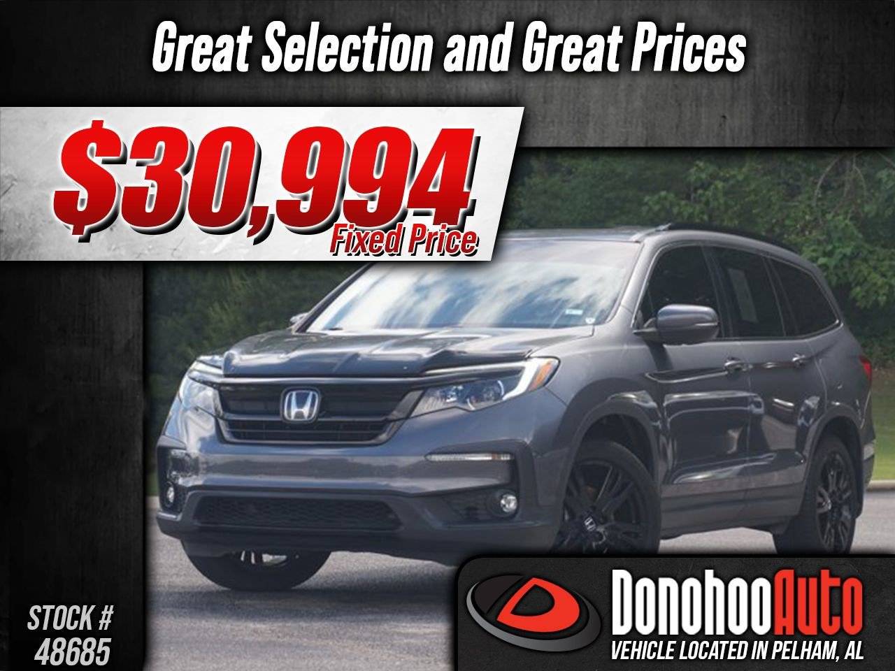 2021 Honda Pilot Special Edition — SUV — 37,675 mi — Pelham, AL