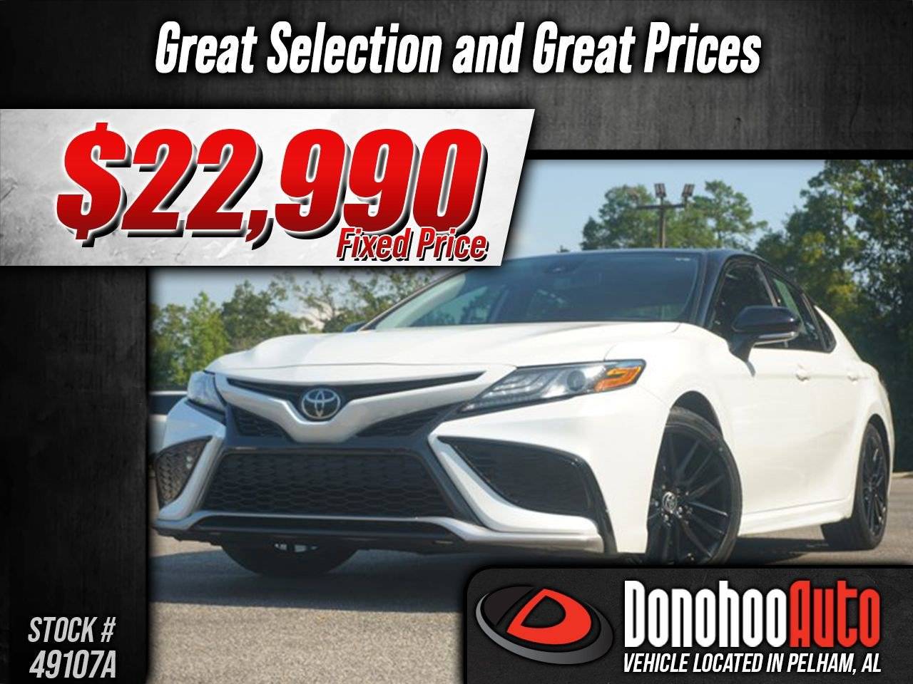 2022 Toyota Camry XSE — Sedan — 125,546 mi — Pelham, AL