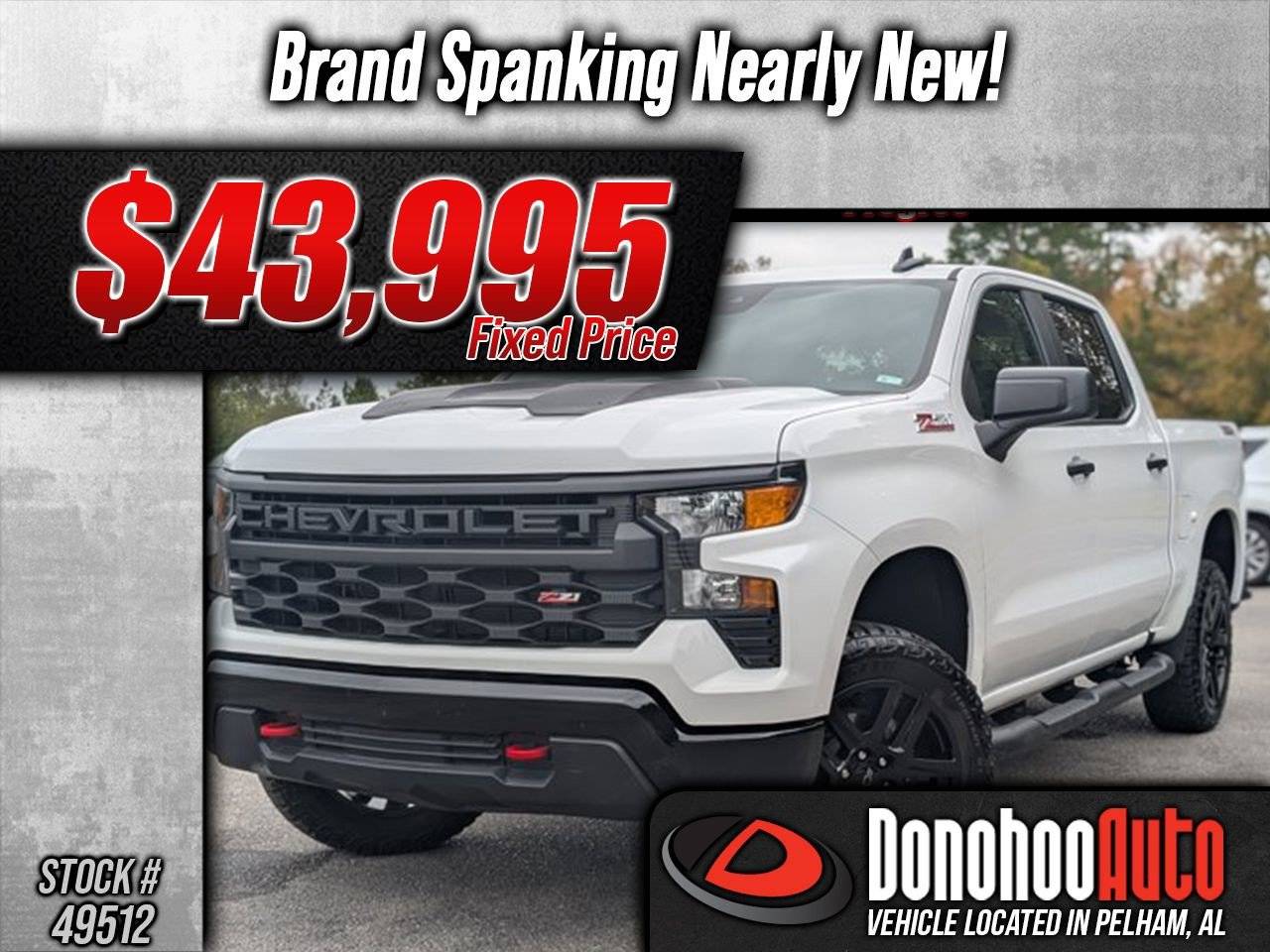2025 Chevrolet Silverado 1500 Custom Trail Boss — Pickup Truck — 4,587 mi — Pelham, AL