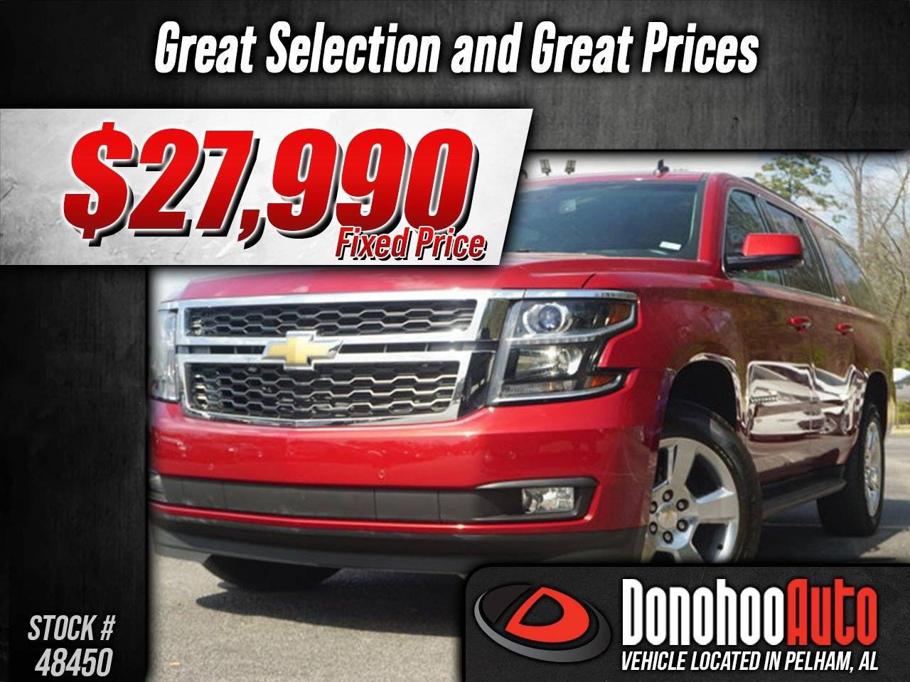 2015 Chevrolet Suburban LT — SUV — 49,226 mi — Pelham, AL