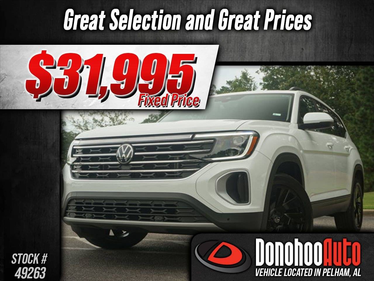 2024 Volkswagen Atlas SE with Technology — SUV — 30,965 mi — Pelham, AL