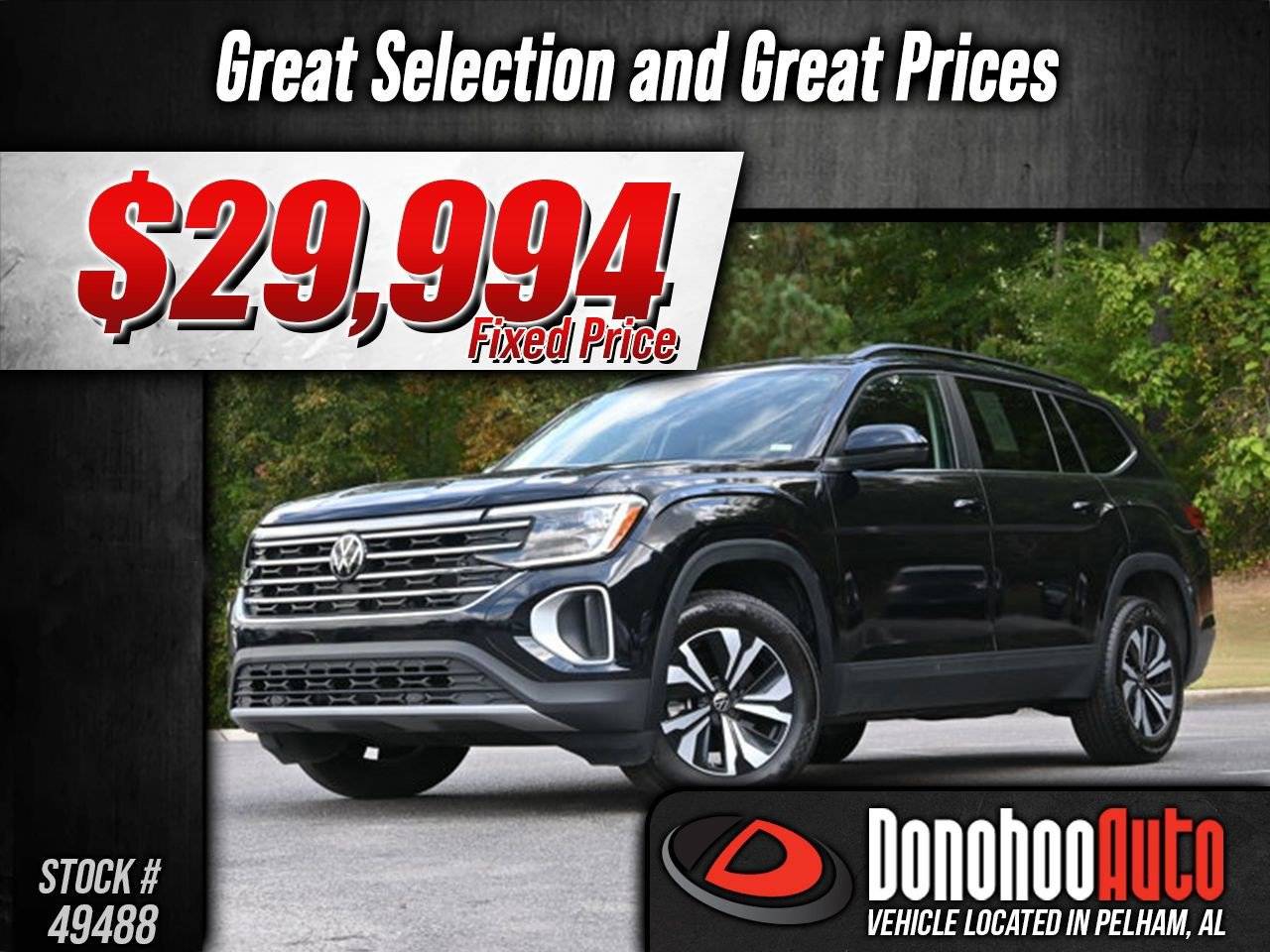 2024 Volkswagen Atlas SE — SUV — 19,851 mi — Pelham, AL