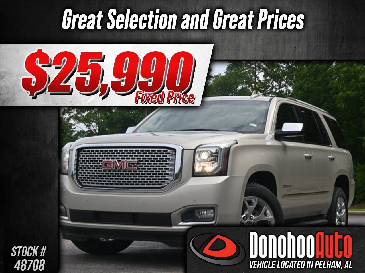 2015 GMC Yukon Denali — SUV — 77,208 mi — Pelham, AL
