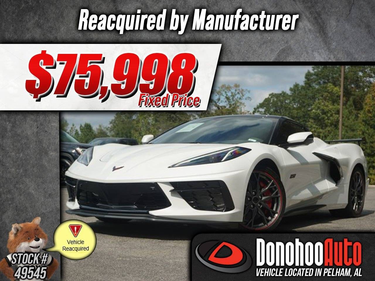 2023 Chevrolet Corvette 3LT — Convertible — 3,787 mi — Pelham, AL