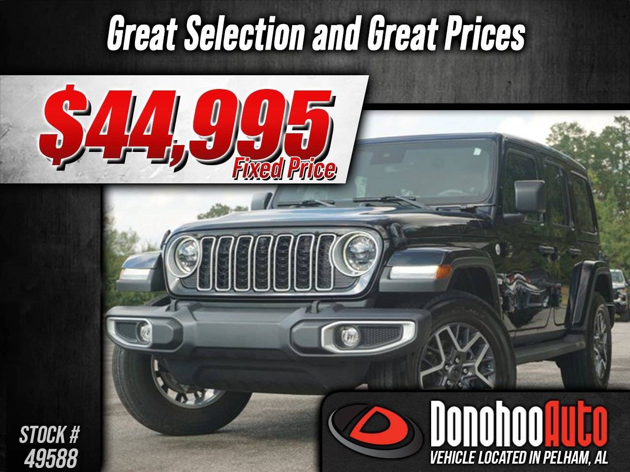 2024 Jeep Wrangler Sahara — SUV — 7,316 mi — Pelham, AL