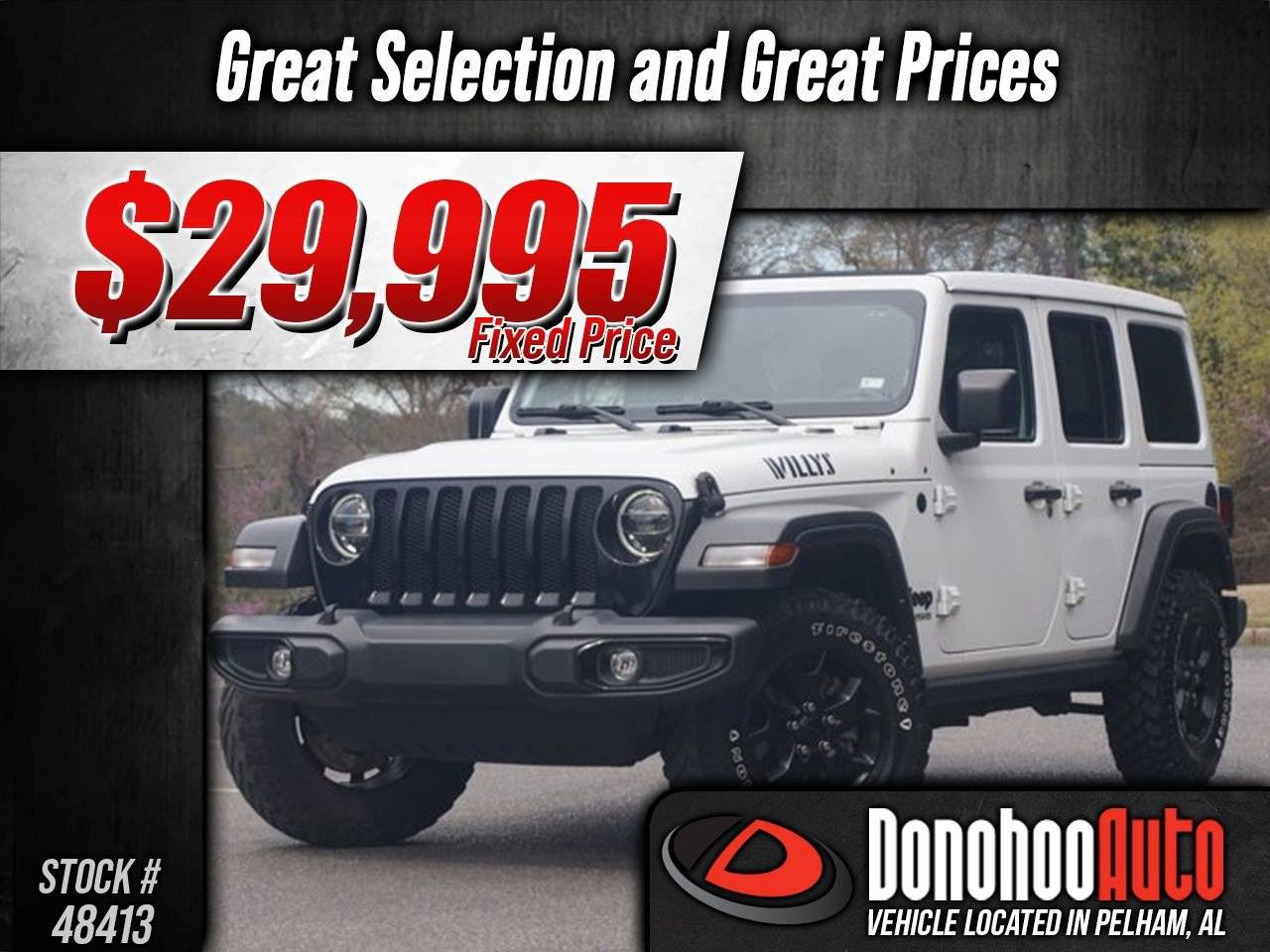 2022 Jeep Wrangler Willys — SUV — 39,960 mi — Pelham, AL