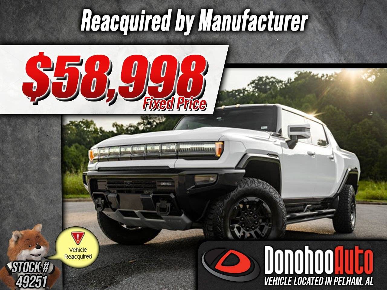 2023 GMC HUMMER EV Pickup 3X — Pickup Truck — 31,112 mi — Pelham, AL