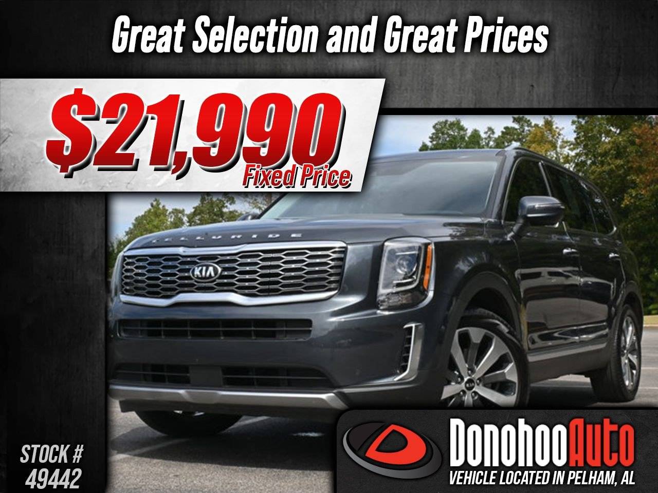 2020 Kia Telluride S — SUV — 98,234 mi — Pelham, AL