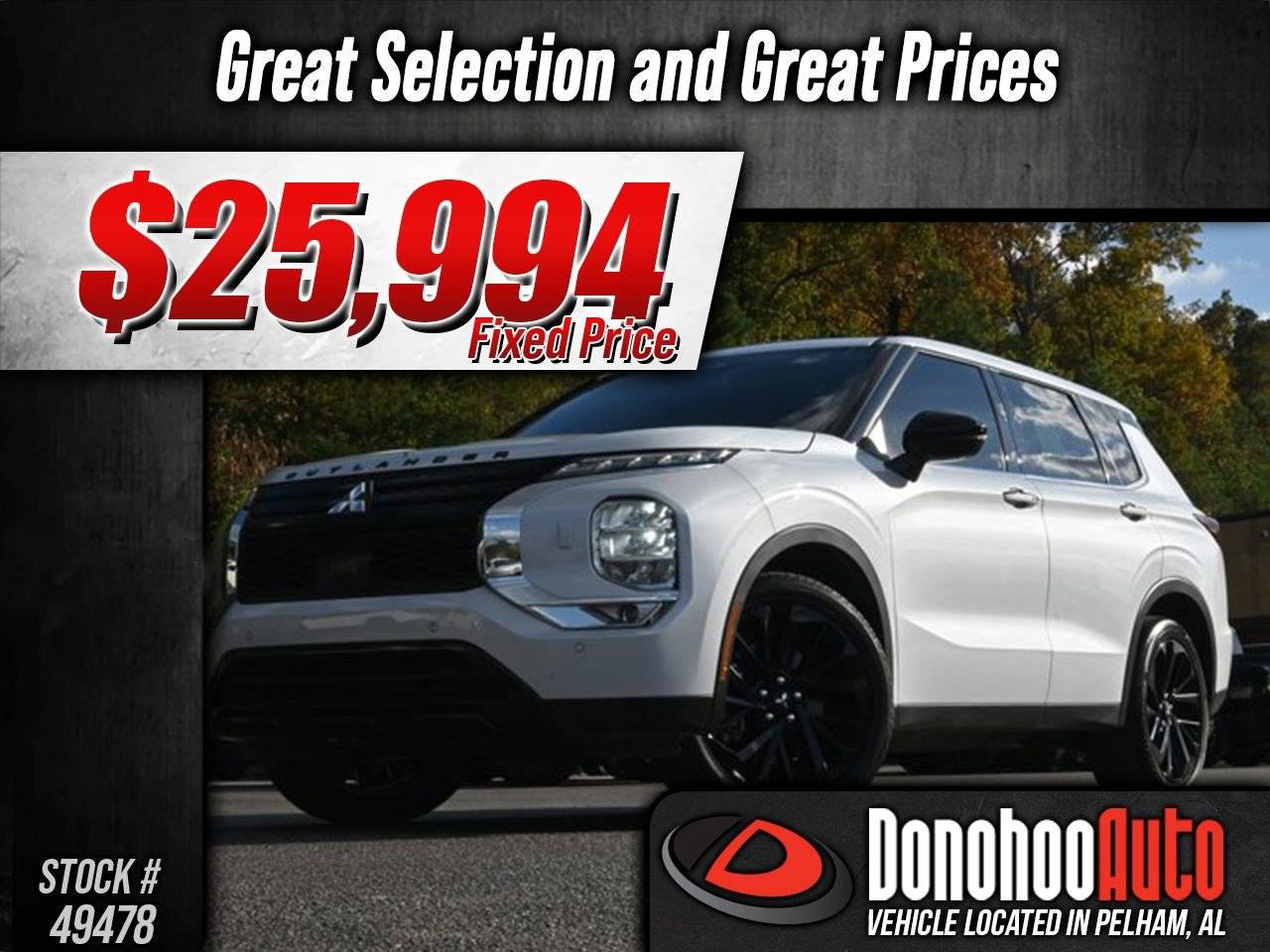 2023 Mitsubishi Outlander SE — SUV — 23,720 mi — Pelham, AL