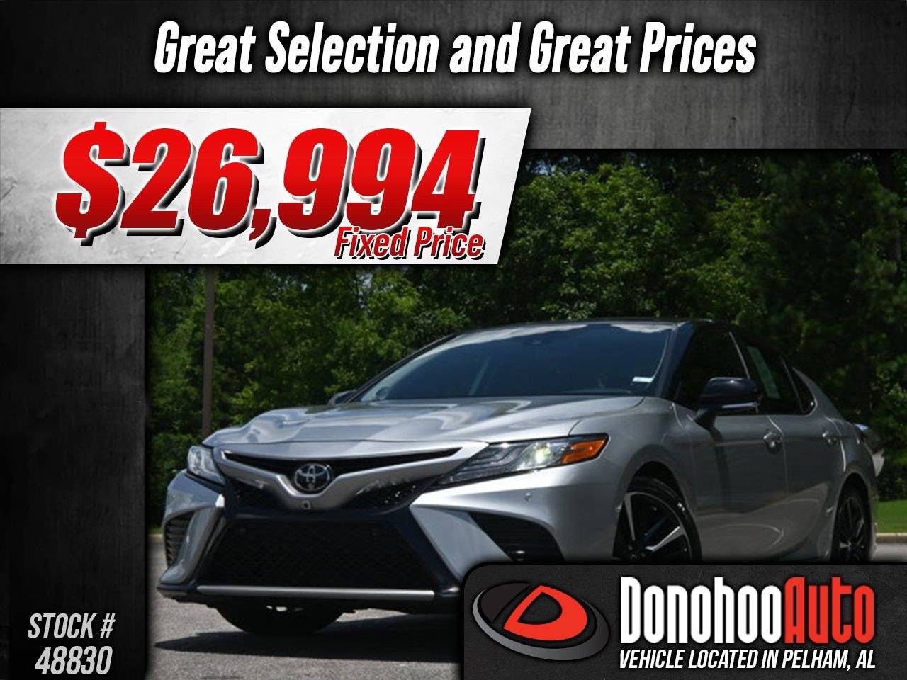 2019 Toyota Camry XSE V6 — Sedan — 44,893 mi — Pelham, AL