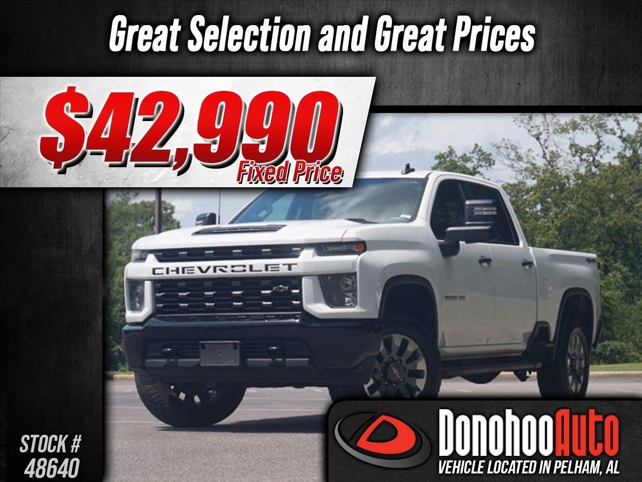 2023 Chevrolet Silverado 2500HD Custom — Pickup Truck — 41,919 mi — Pelham, AL