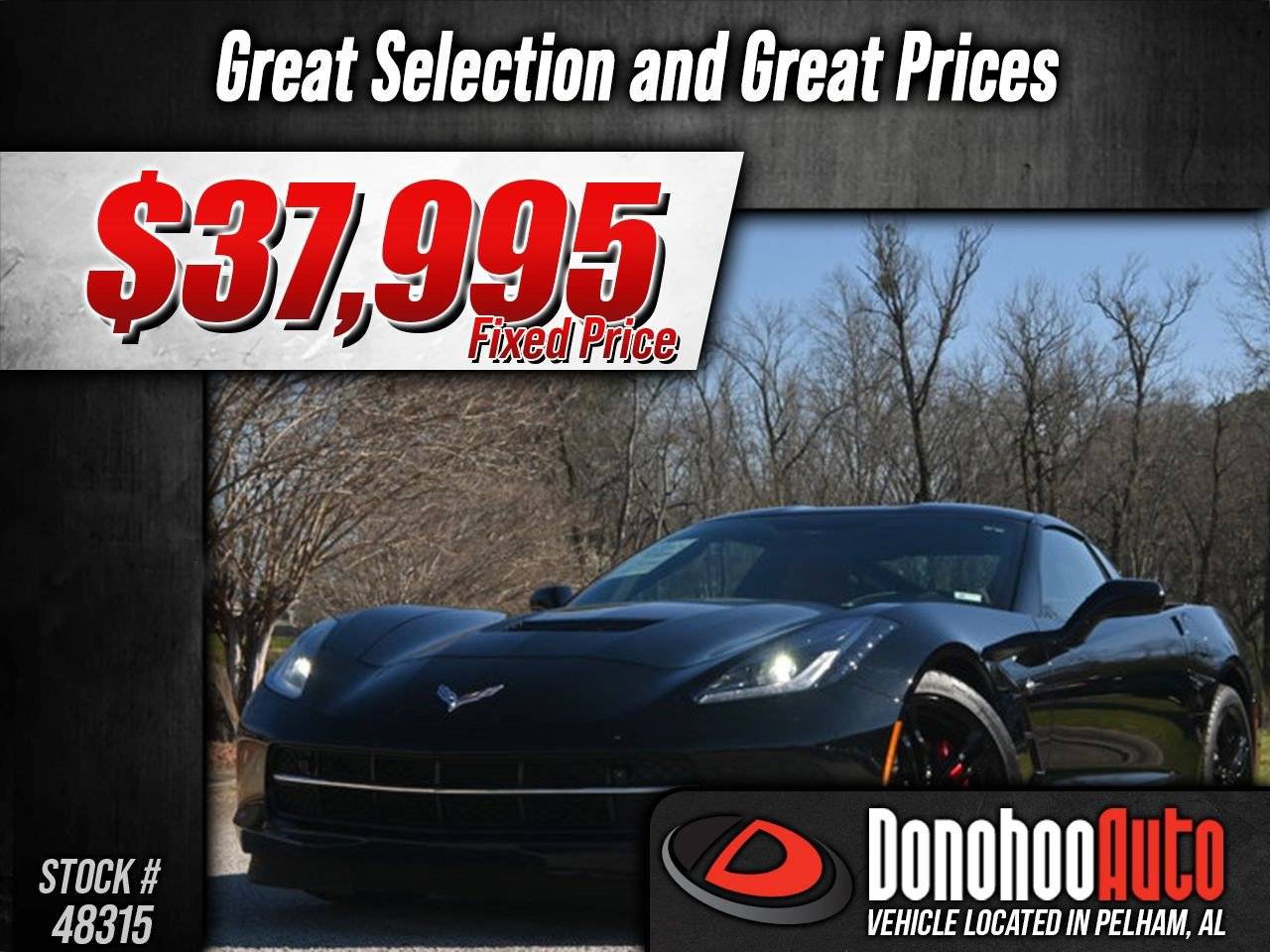 2017 Chevrolet Corvette 2LT — Coupe — 43,462 mi — Pelham, AL
