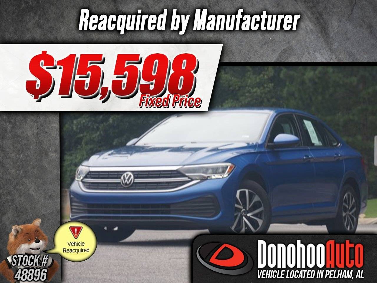 2022 Volkswagen Jetta S — Sedan — 34,596 mi — Pelham, AL