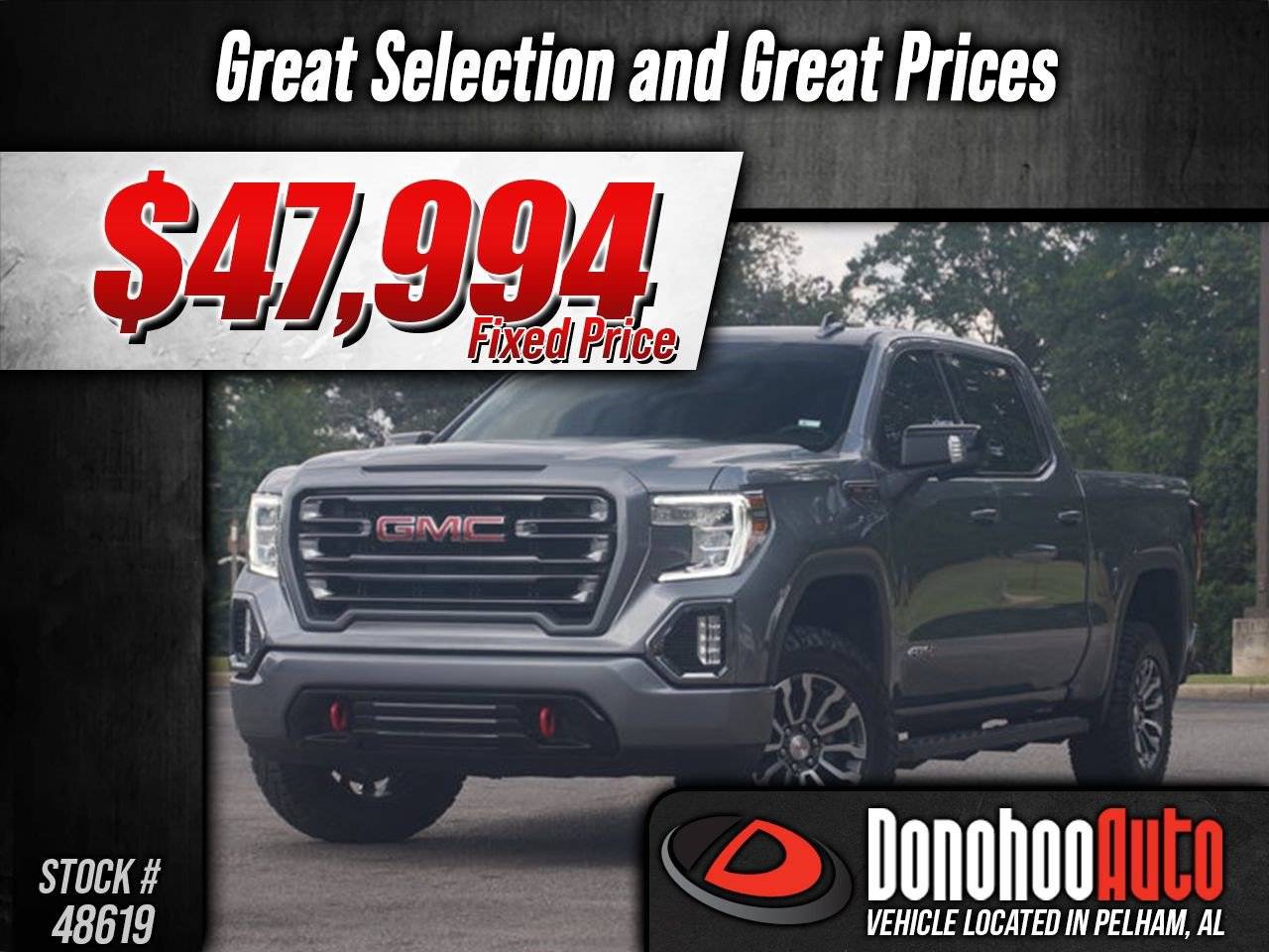 2021 GMC Sierra 1500 AT4 — Pickup Truck — 33,948 mi — Pelham, AL