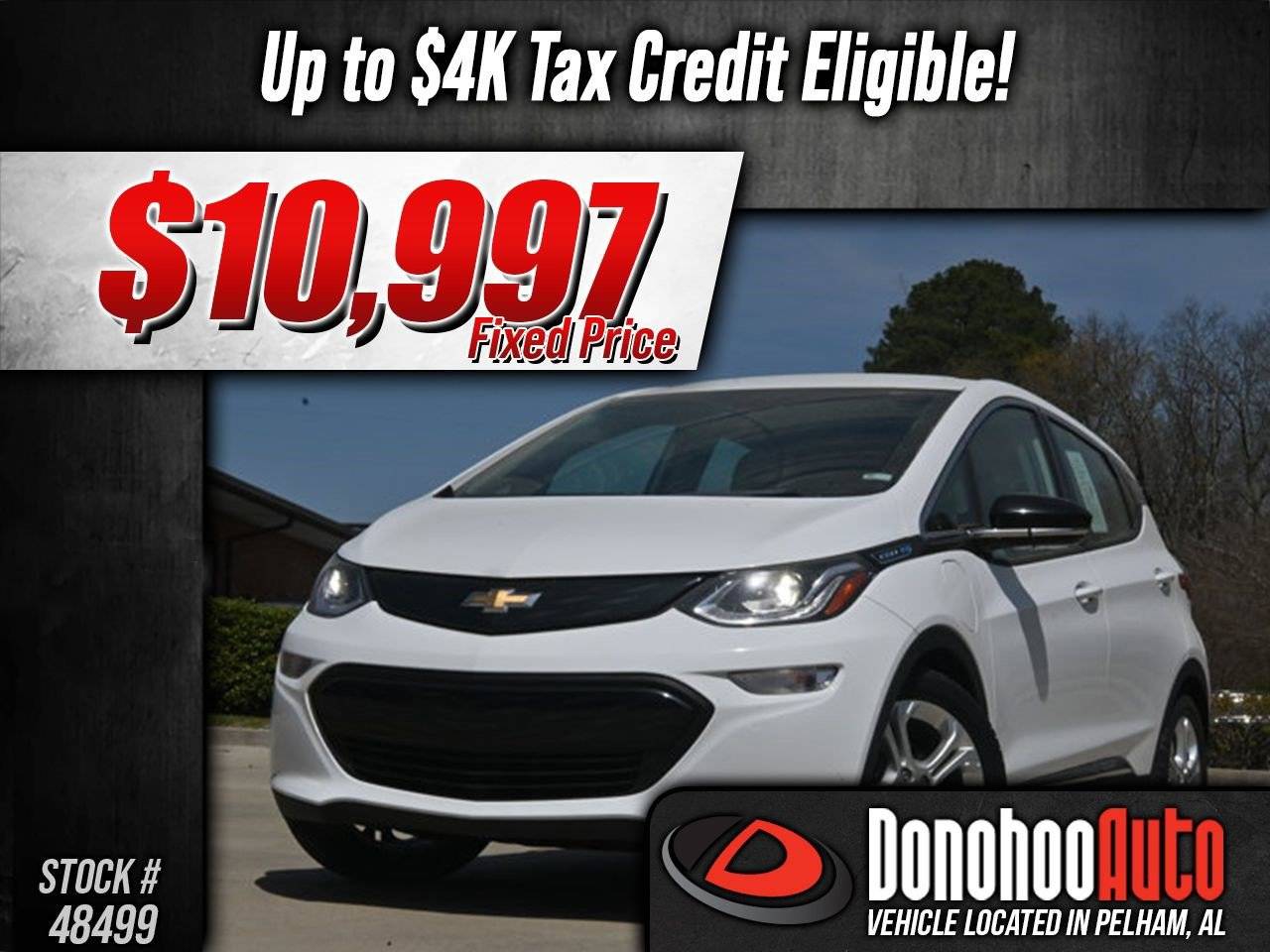 2018 Chevrolet Bolt EV LT — Hatchback — 41,834 mi — Pelham, AL