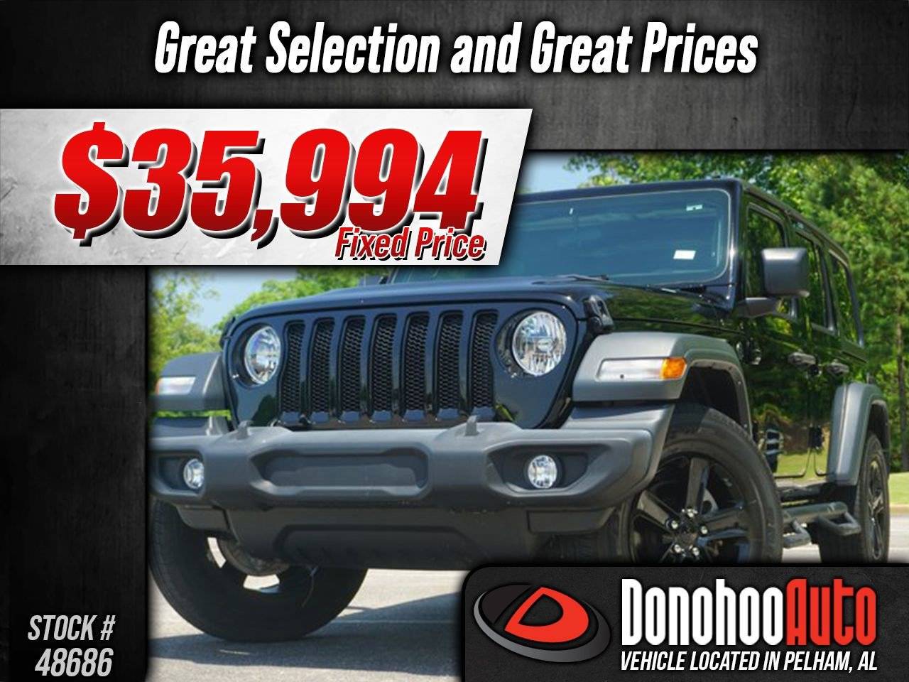 2023 Jeep Wrangler Sport Altitude — SUV — 12,802 mi — Pelham, AL