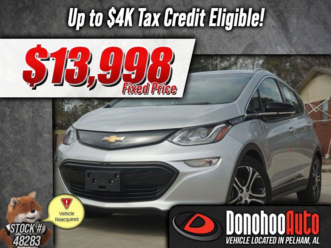2019 Chevrolet Bolt EV Premier — Hatchback — 23,630 mi — Pelham, AL