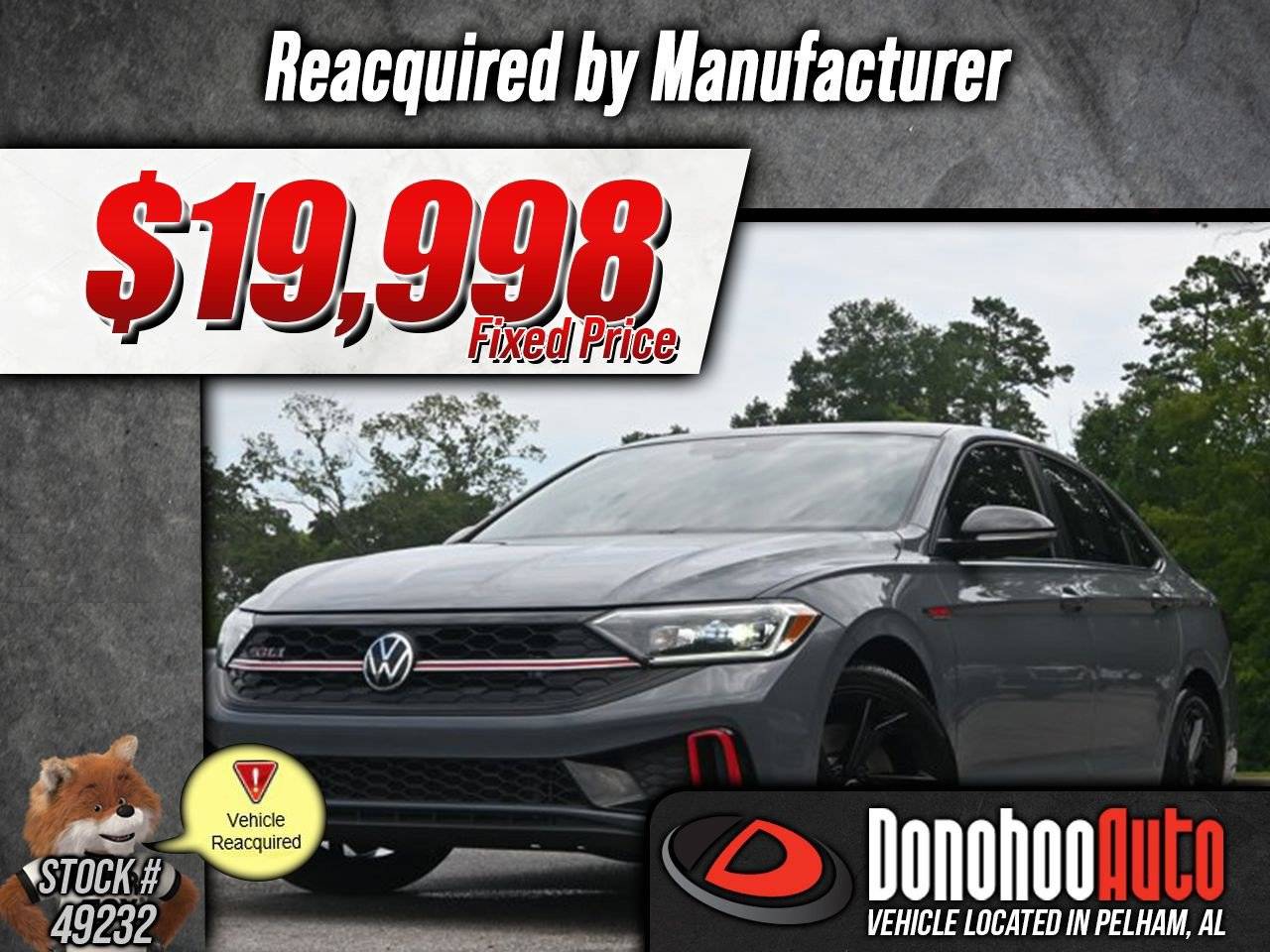 2023 Volkswagen Jetta GLI Autobahn — Sedan — 65,466 mi — Pelham, AL