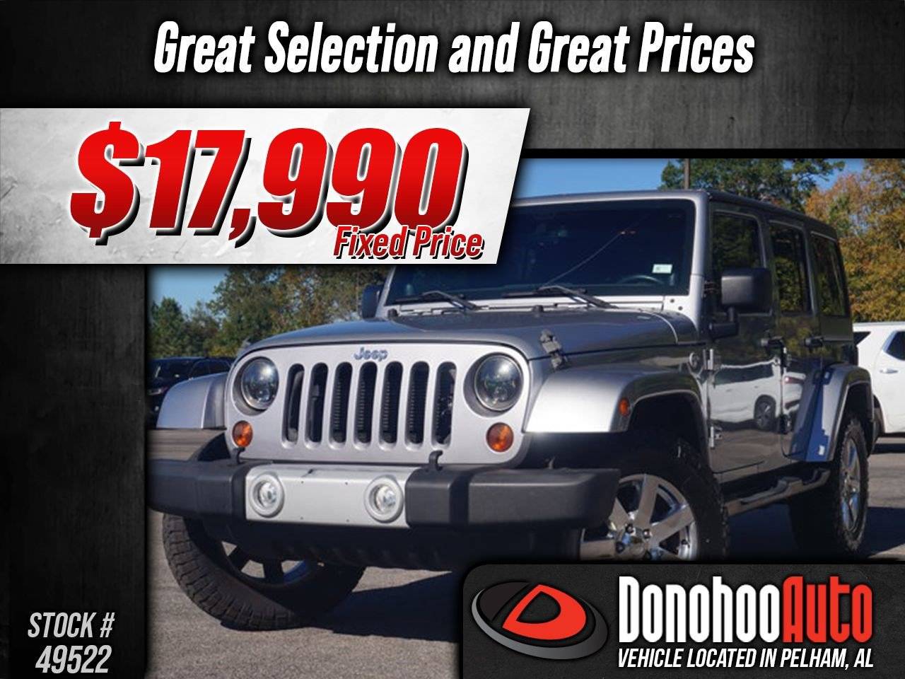 2013 Jeep Wrangler Sahara — SUV — 106,568 mi — Pelham, AL