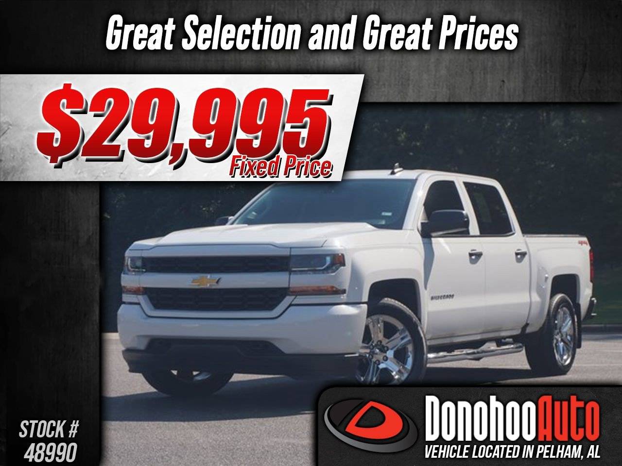 2018 Chevrolet Silverado 1500 Custom — Pickup Truck — 34,758 mi — Pelham, AL
