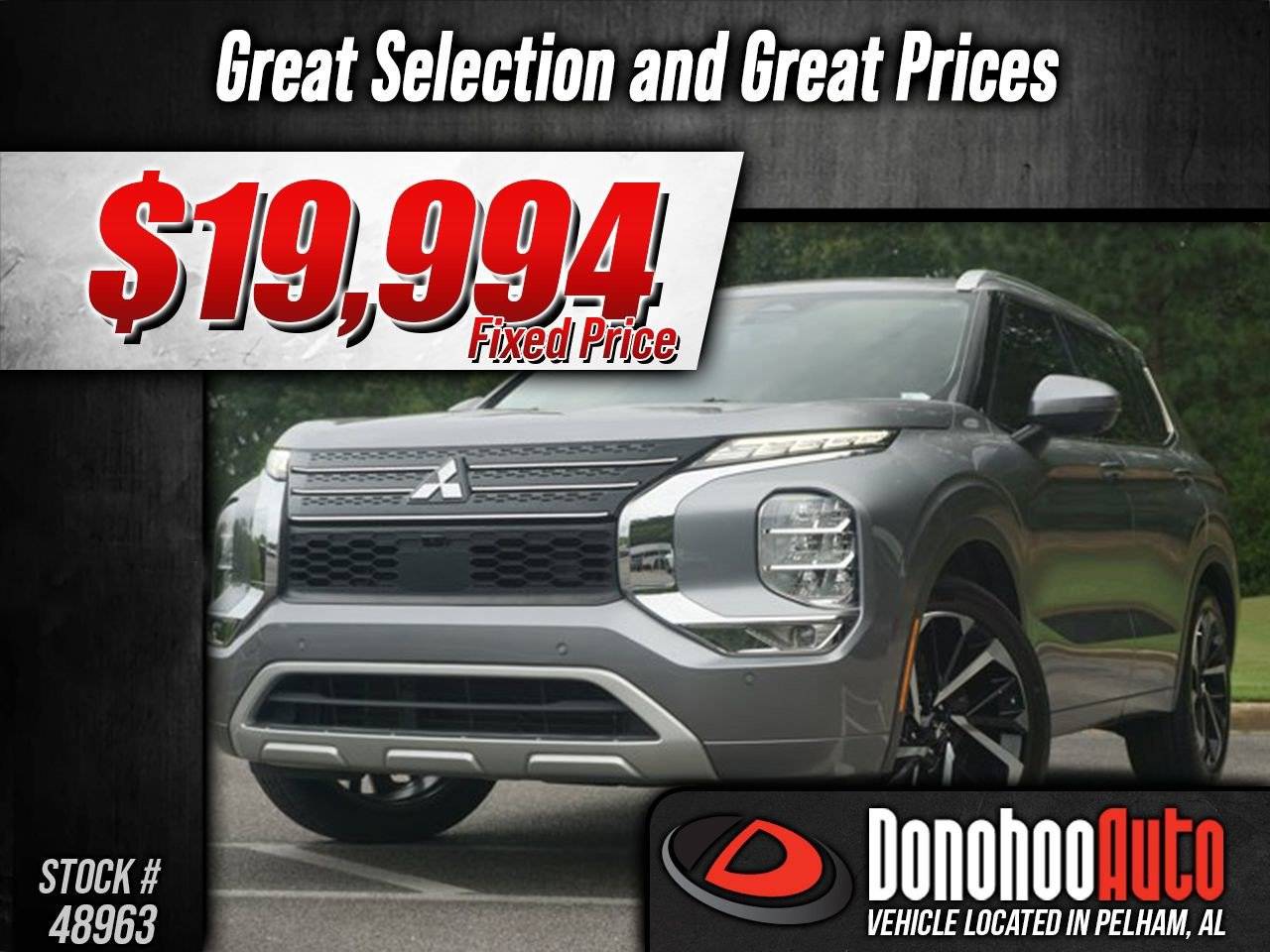 2022 Mitsubishi Outlander SEL — SUV — 77,678 mi — Pelham, AL