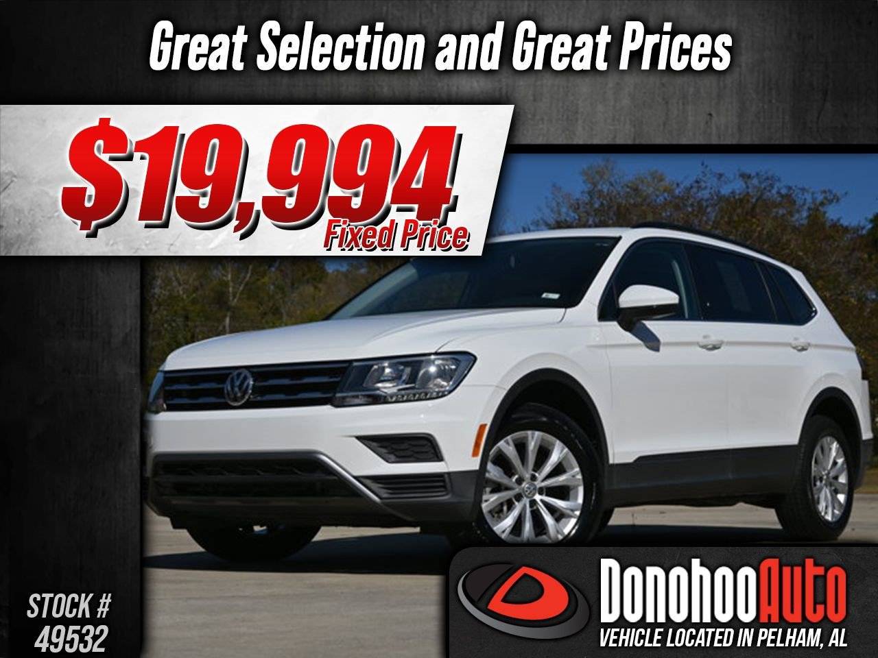 2019 Volkswagen Tiguan SE — SUV — 38,572 mi — Pelham, AL