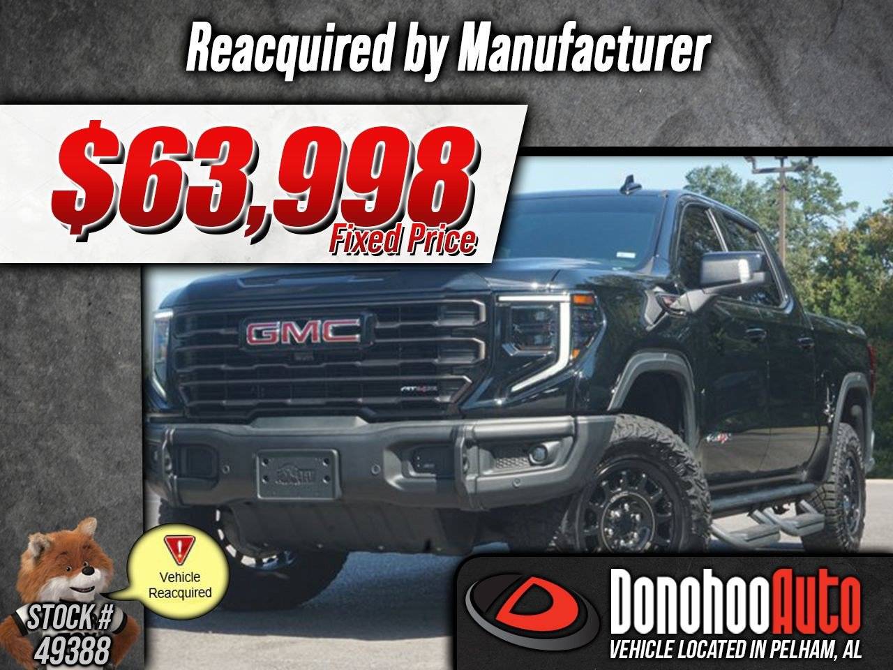 2024 GMC Sierra 1500 AT4X — Pickup Truck — 12,674 mi — Pelham, AL