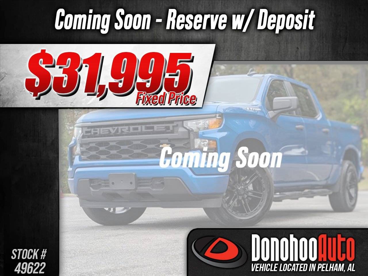 2022 Chevrolet Silverado 1500 Custom — Pickup Truck — 66,950 mi — Pelham, AL