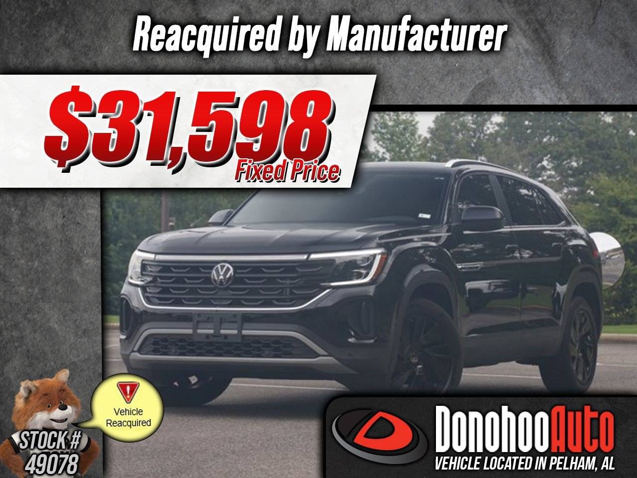 2024 Volkswagen Atlas Cross Sport SE with Technology — SUV — 8,719 mi — Pelham, AL