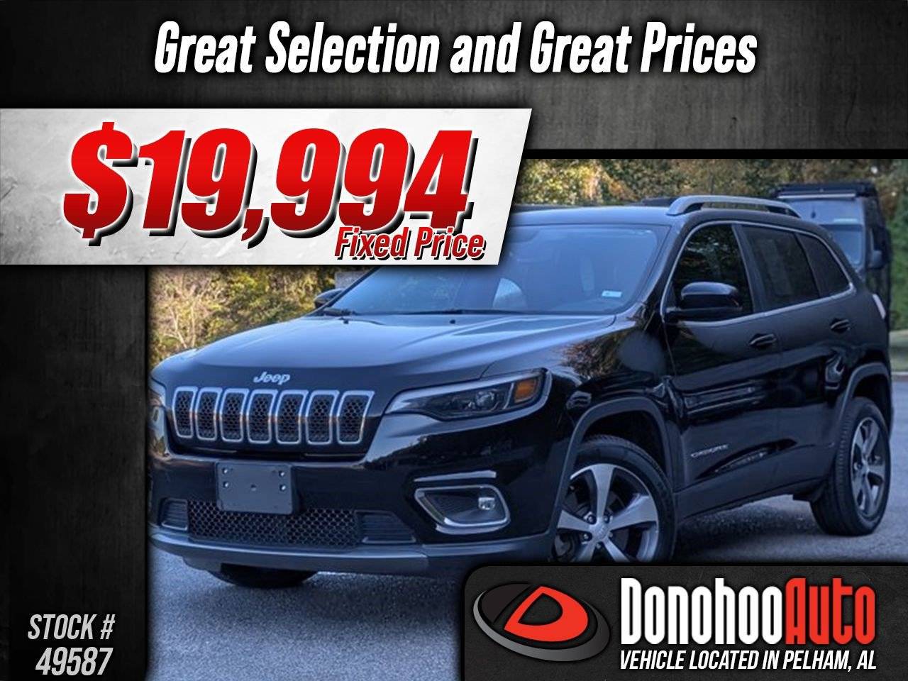 2020 Jeep Cherokee Limited — SUV — 28,358 mi — Pelham, AL