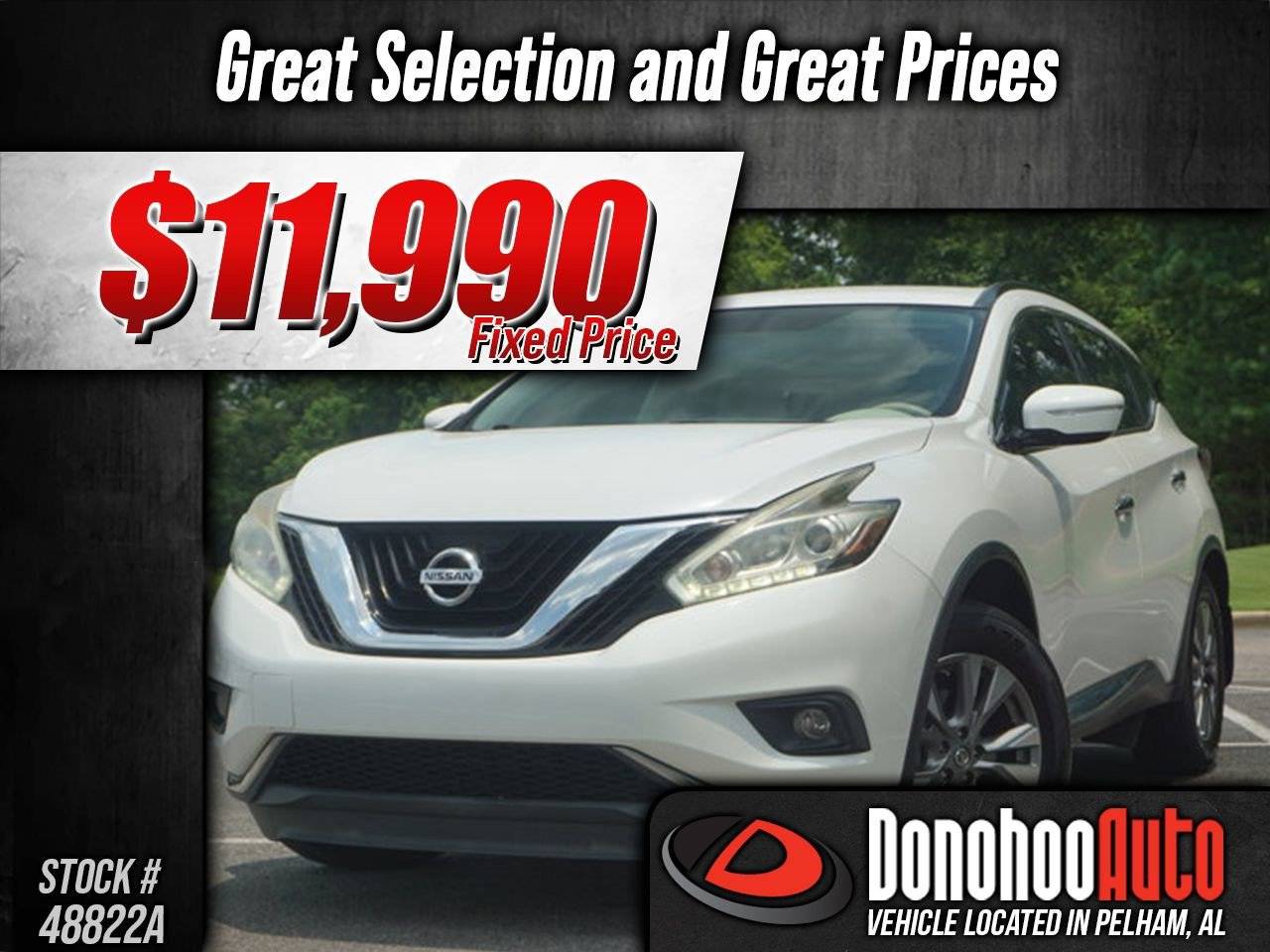 2015 Nissan Murano SV — SUV — 97,975 mi — Pelham, AL