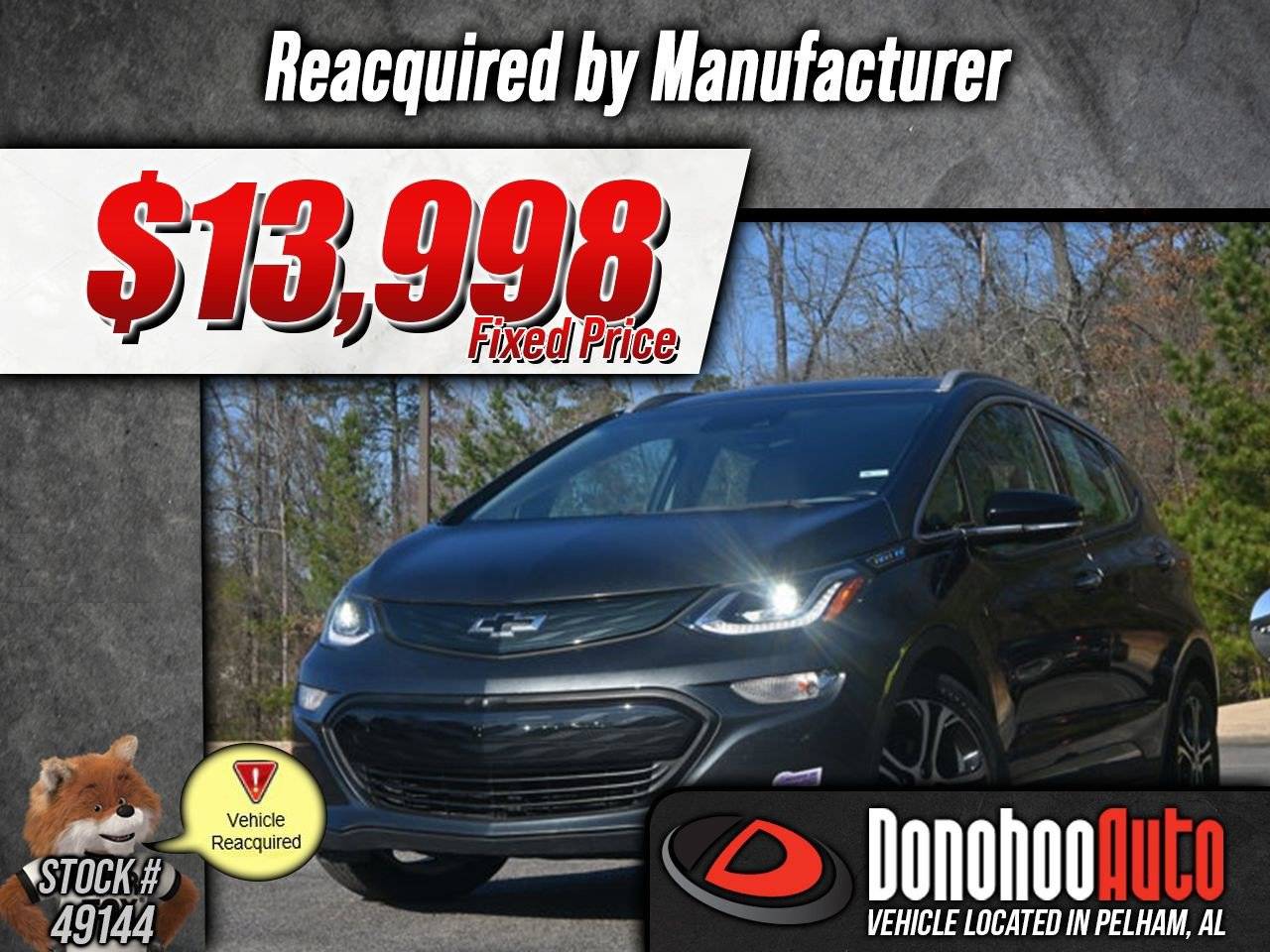 2019 Chevrolet Bolt EV Premier — Hatchback — 32,259 mi — Pelham, AL