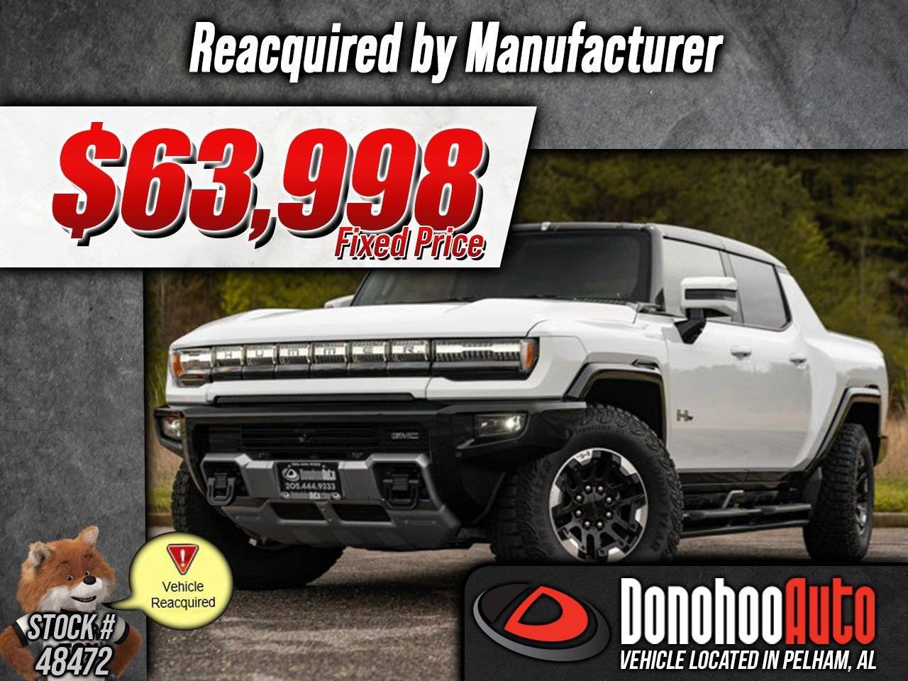 2024 GMC HUMMER EV Pickup 2X — Pickup Truck — 2,201 mi — Pelham, AL
