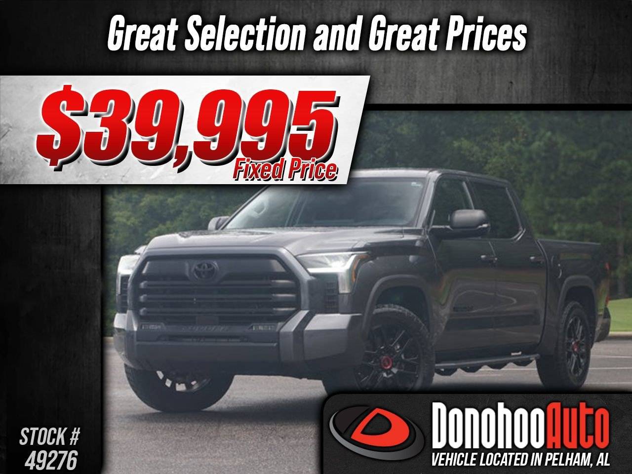 2022 Toyota Tundra SR5 — Pickup Truck — 36,865 mi — Pelham, AL