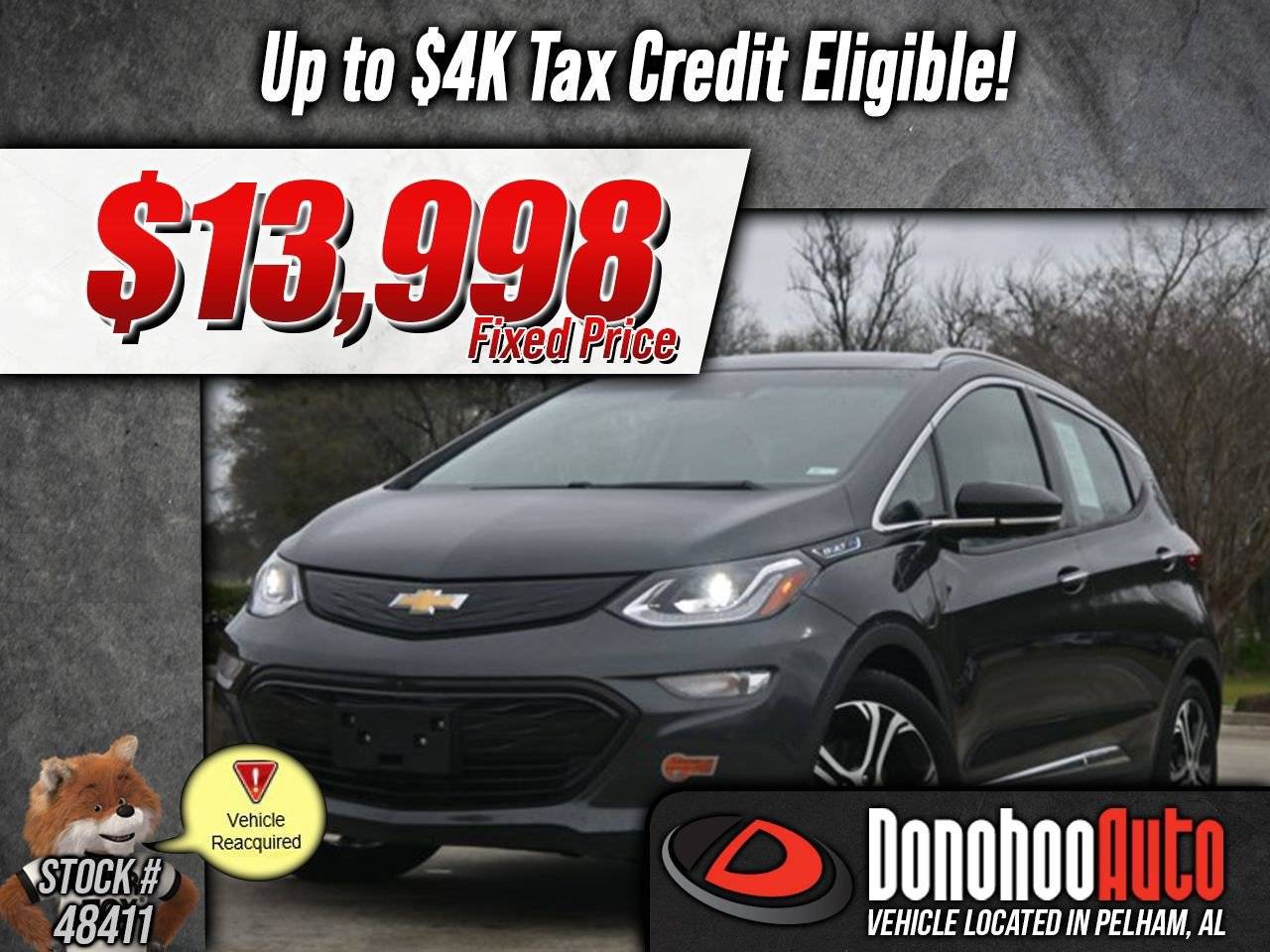 2020 Chevrolet Bolt EV Premier — Hatchback — 28,636 mi — Pelham, AL