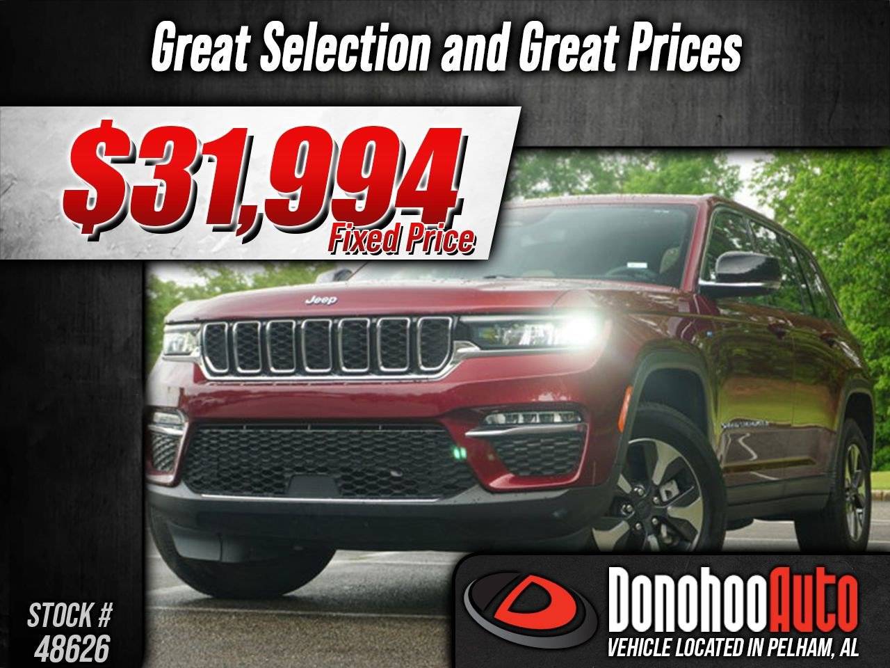 2023 Jeep Grand Cherokee 4xe — SUV — 35,721 mi — Pelham, AL