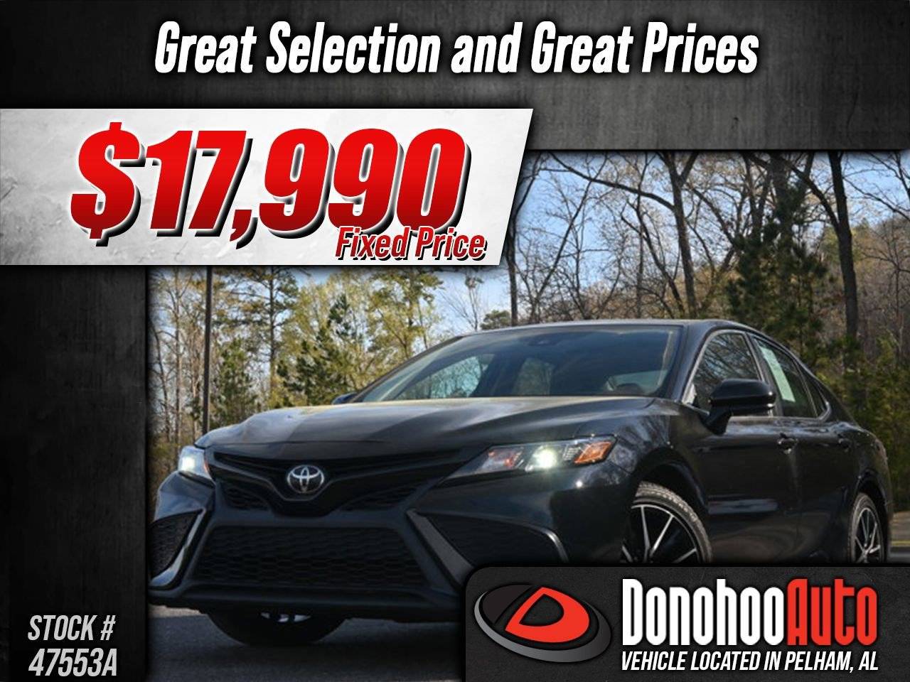 2021 Toyota Camry SE — Sedan — 97,265 mi — Pelham, AL