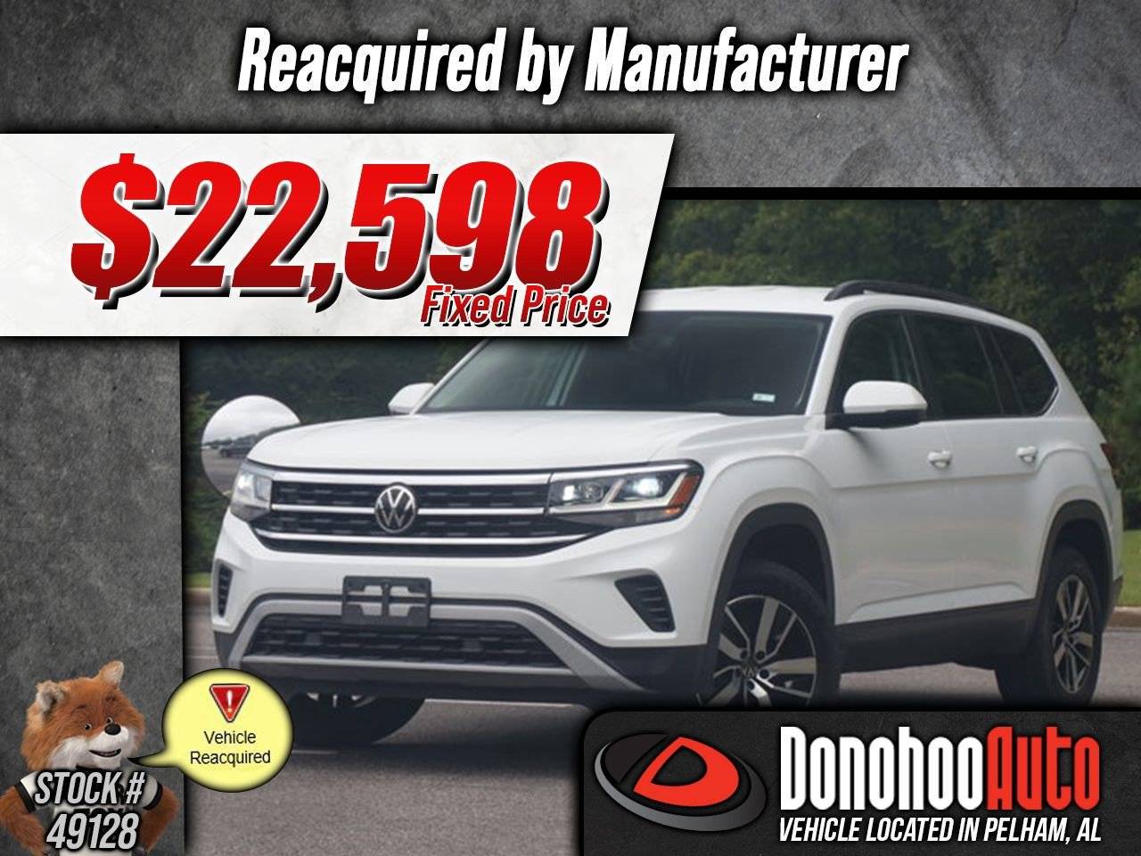 2022 Volkswagen Atlas SE — SUV — 34,354 mi — Pelham, AL