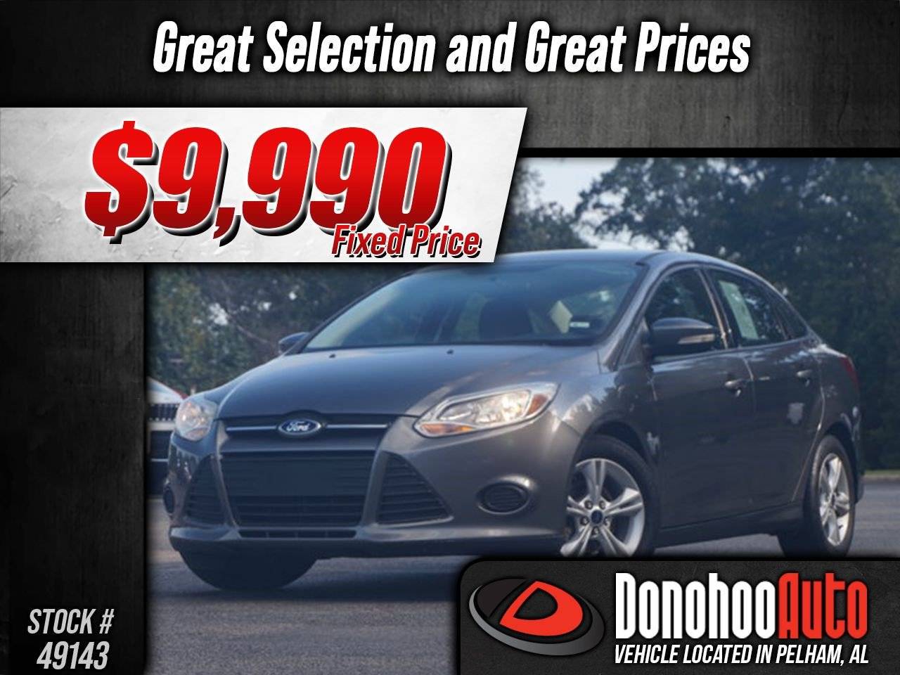 2014 Ford Focus SE — Sedan — 45,187 mi — Pelham, AL