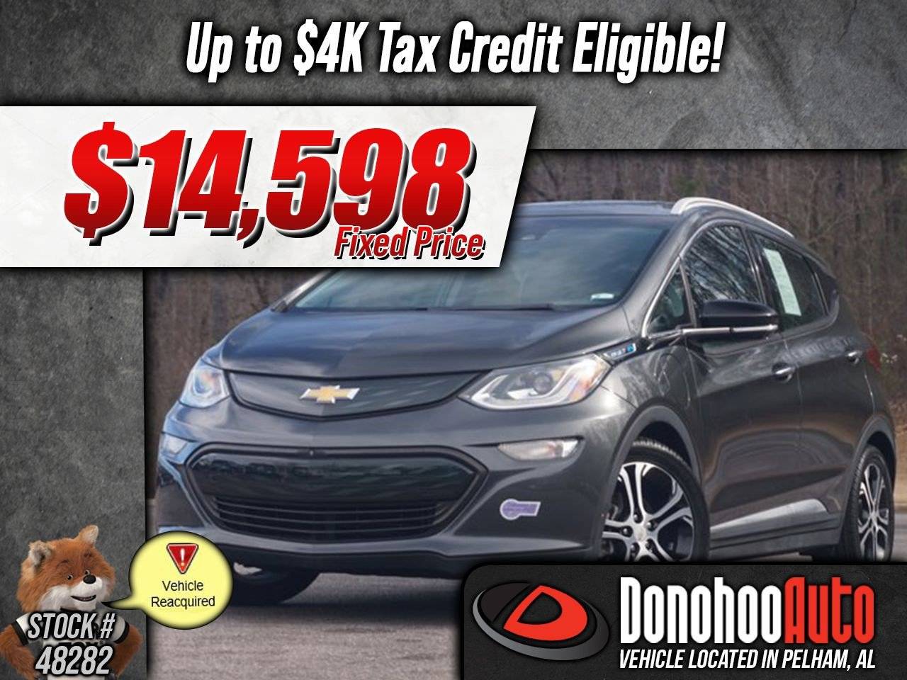 2019 Chevrolet Bolt EV Premier — Hatchback — 15,637 mi — Pelham, AL