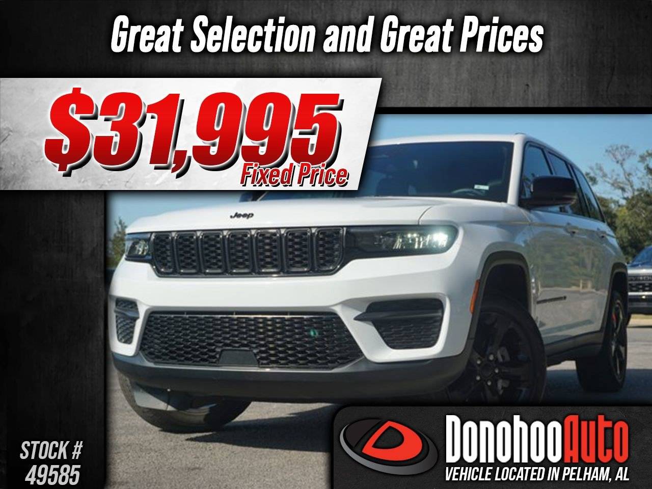 2023 Jeep Grand Cherokee Altitude X — SUV — 37,060 mi — Pelham, AL