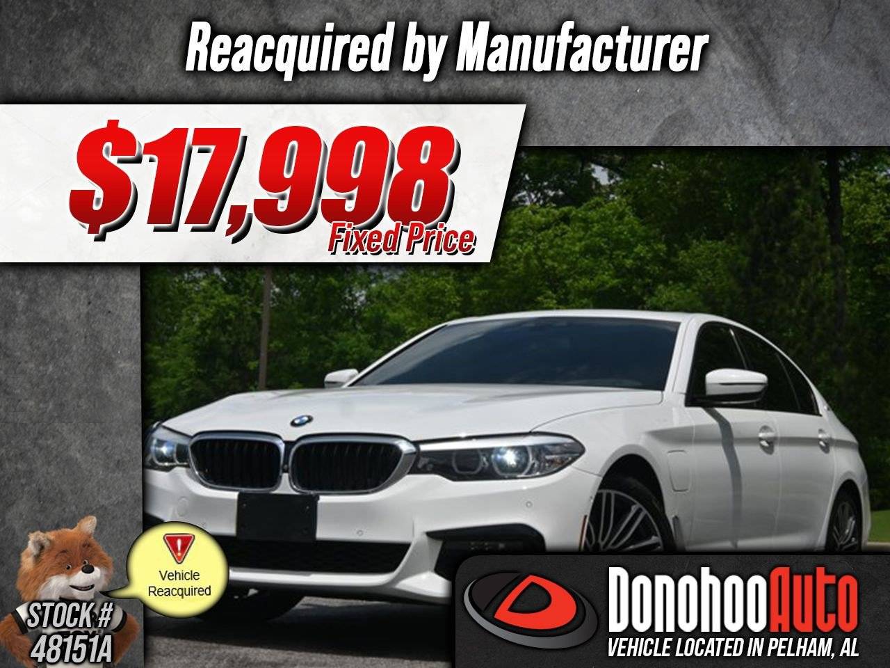 2019 BMW 5 Series 530e — Sedan — 73,438 mi — Pelham, AL