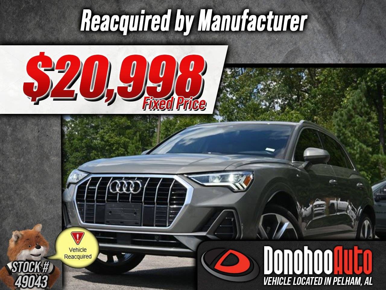 2020 Audi Q3 S line Premium Plus — SUV — 41,133 mi — Pelham, AL