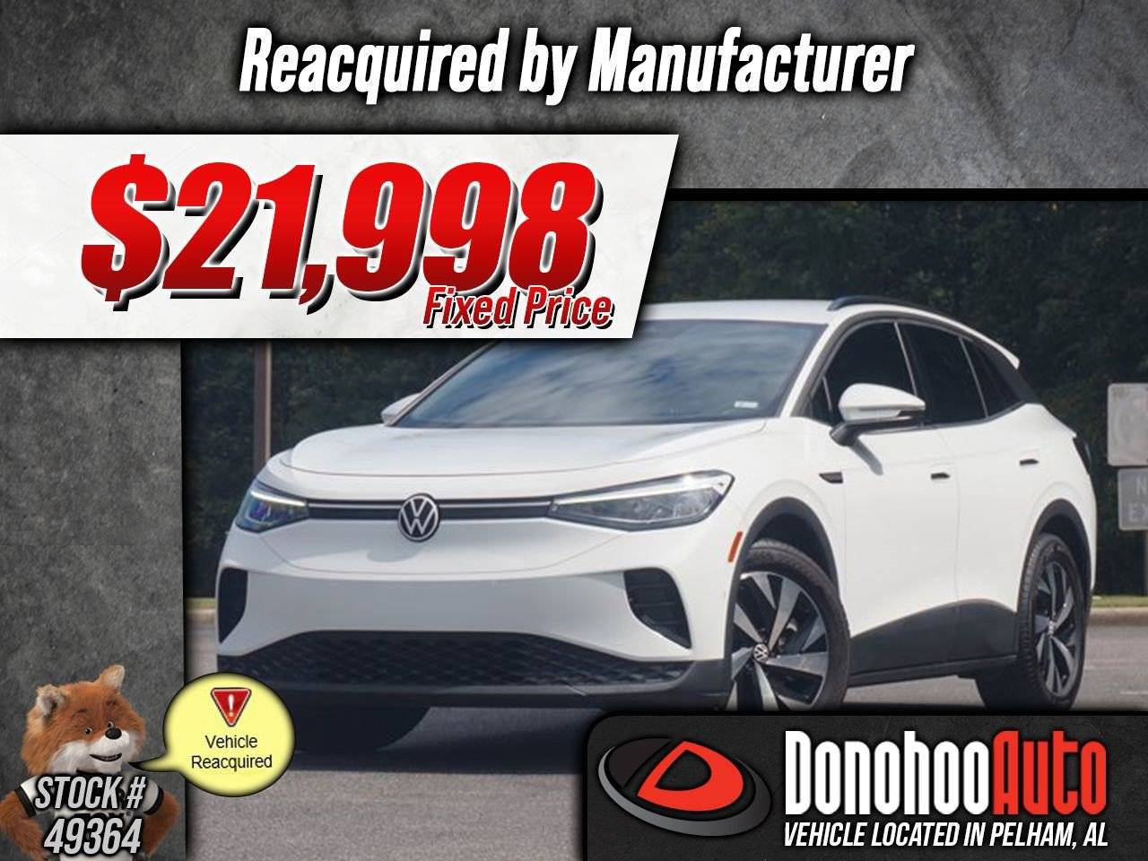 2023 Volkswagen ID.4 Pro — SUV — 6,122 mi — Pelham, AL