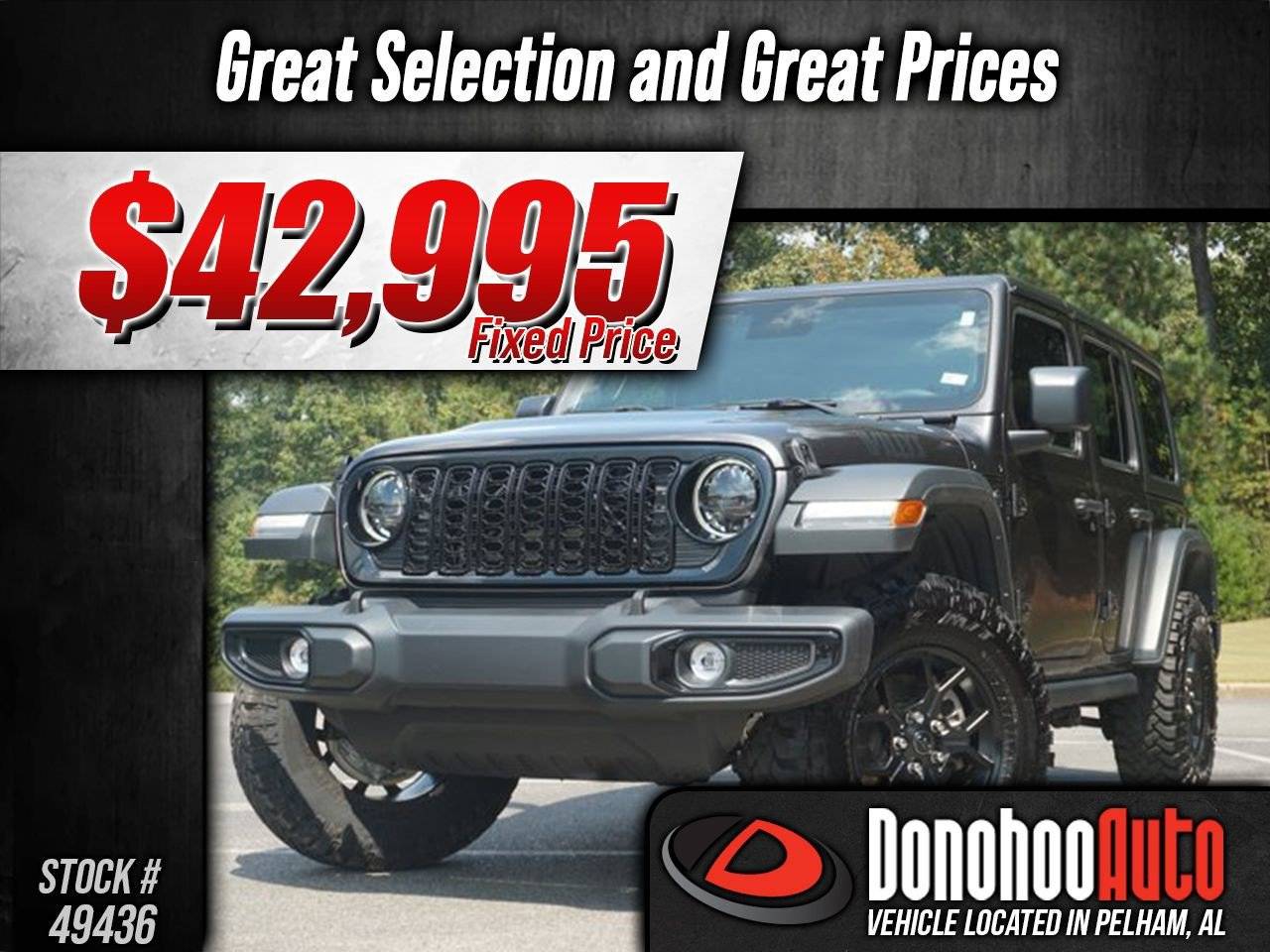 2024 Jeep Wrangler Willys — SUV — 7,051 mi — Pelham, AL