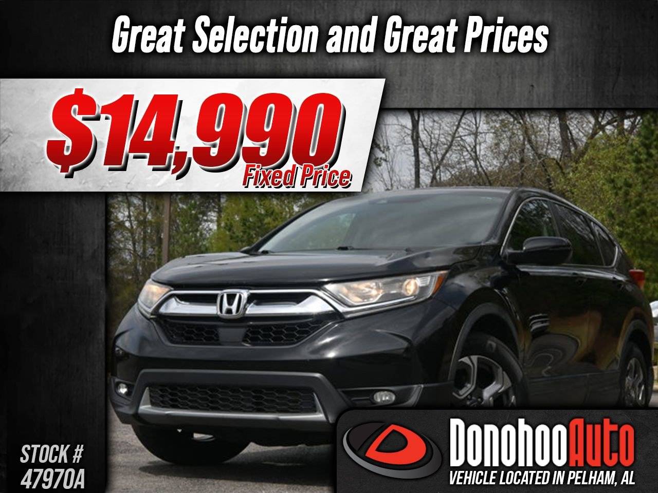 2017 Honda CR-V EX — SUV — 145,189 mi — Pelham, AL