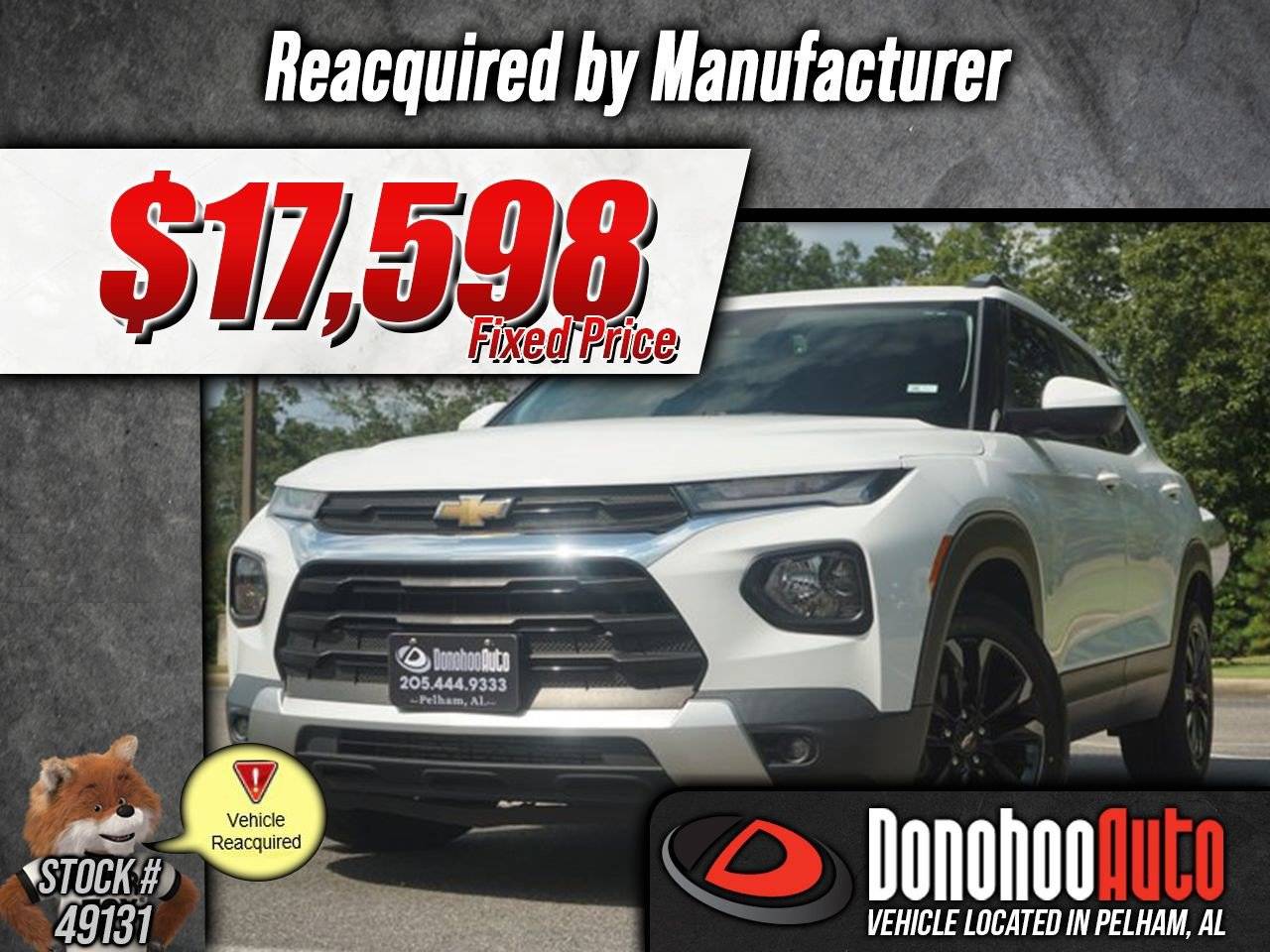 2021 Chevrolet Trailblazer LT — SUV — 47,055 mi — Pelham, AL