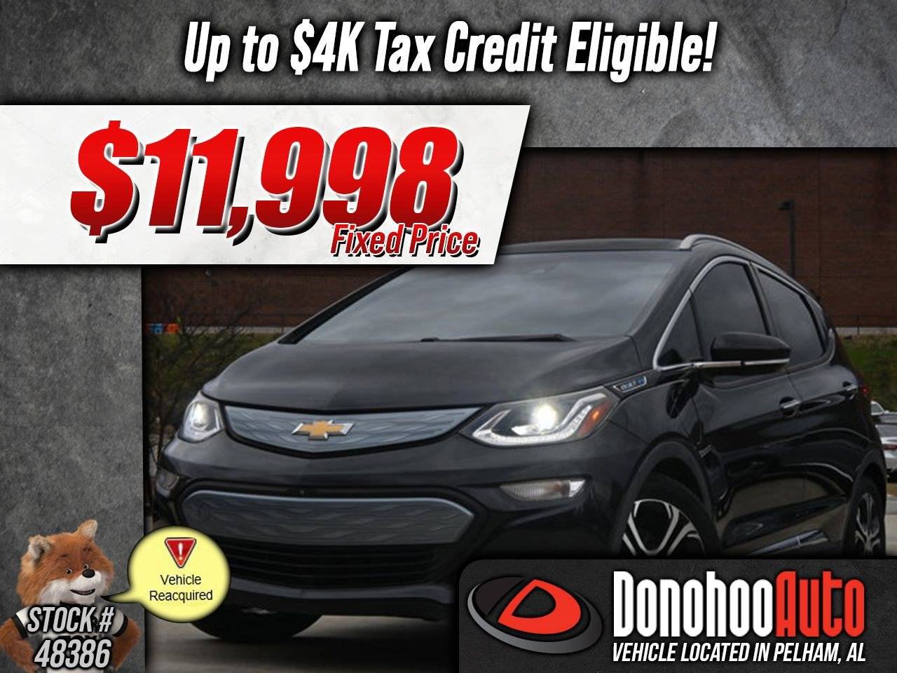 2017 Chevrolet Bolt EV Premier — Hatchback — 31,221 mi — Pelham, AL